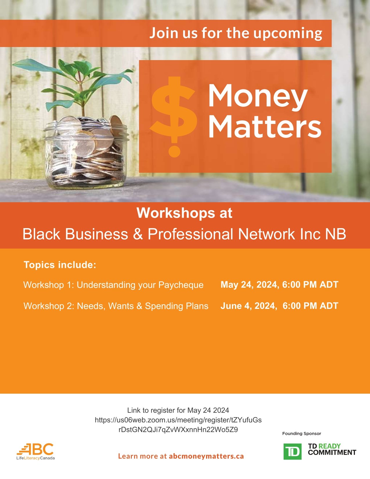 Financial Empowerment Workshop Series: "Money Matters"
